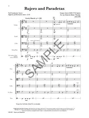 Rujero and Paradetas - Sanz/Monday - Sting Orchestra - Gr. 2.5