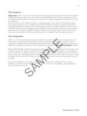 Rujero and Paradetas - Sanz/Monday - Sting Orchestra - Gr. 2.5