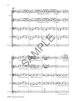 Andante from Three Preludes - Gershwin/Mosier - String Orchestra - Gr. 4