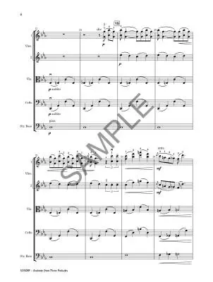 Andante from Three Preludes - Gershwin/Mosier - String Orchestra - Gr. 4