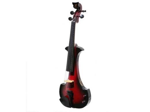 Bridge Aquila Electric Violin - Black/Red