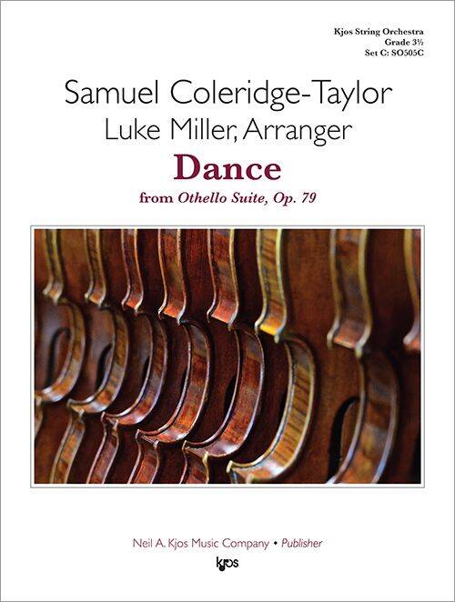 Dance from Othello Suite, Op. 79 - Coleridge-Taylor/Miller - String Orchestra - Gr. 3.5
