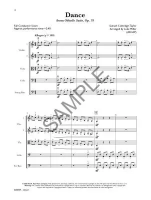 Dance from Othello Suite, Op. 79 - Coleridge-Taylor/Miller - String Orchestra - Gr. 3.5