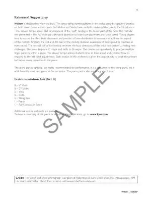 William - Cushinery - String Orchestra - Gr. 2
