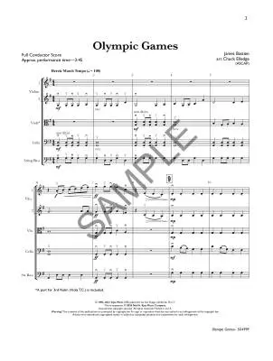 Olympic Games - Bastien/Elledge - String Orchestra - Gr. 1.5