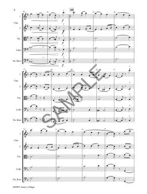 Away in a Manger - Stamp - String Orchestra - Gr. 2.5