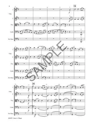 Away in a Manger - Stamp - String Orchestra - Gr. 2.5