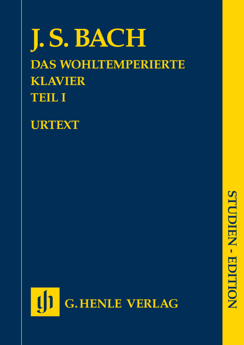 The Well-Tempered Clavier, Part I BWV 846-869 - Bach/Heinemann - Study Score