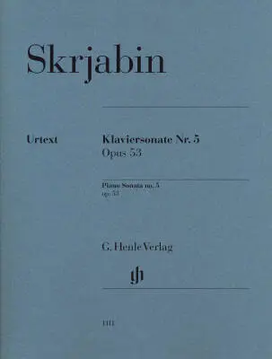 G. Henle Verlag - Piano Sonata No. 5, Op. 53 - Scriabin - Piano - Book