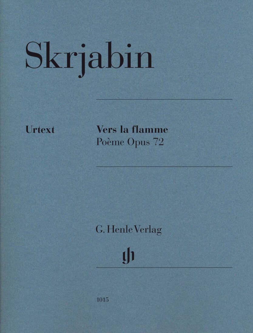 Vers la Flamme (Poeme), Op. 72 - Scriabin - Piano - Book