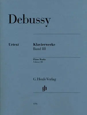 G. Henle Verlag - Piano Works Volume 3 - Debussy - Piano - Book