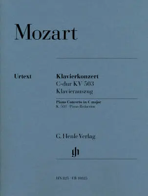 G. Henle Verlag - Concerto No. 25 in C Major, K. 503 - Mozart - 2P4H - Book