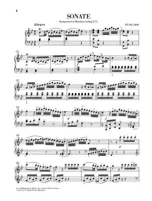 Sonata in B-flat Major, K281 (189f) - Mozart - Piano - Book