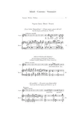 Soprano Arias, Duet WoO 93, Trio Op. 116 - Beethoven - Soprano Voice/Piano - Book