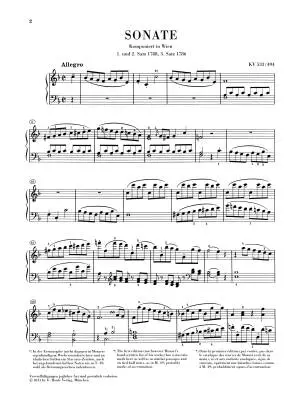 Sonata in F Major K533/494 - Mozart - Piano - Book