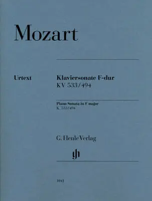 G. Henle Verlag - Sonata in F Major K533/494 - Mozart - Piano - Book
