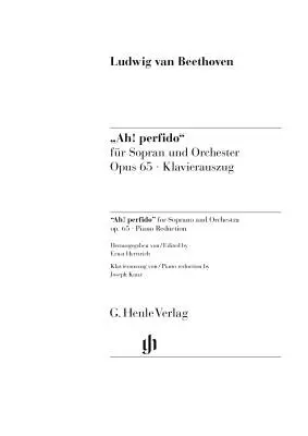 \'\'Ah! Perfido\'\' Op. 65 - Beethoven - Soprano Voice/Piano - Sheet