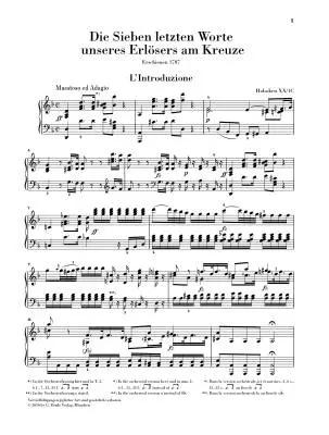 The Seven Last Words of Christ - Haydn/Scheideler - Piano - Book
