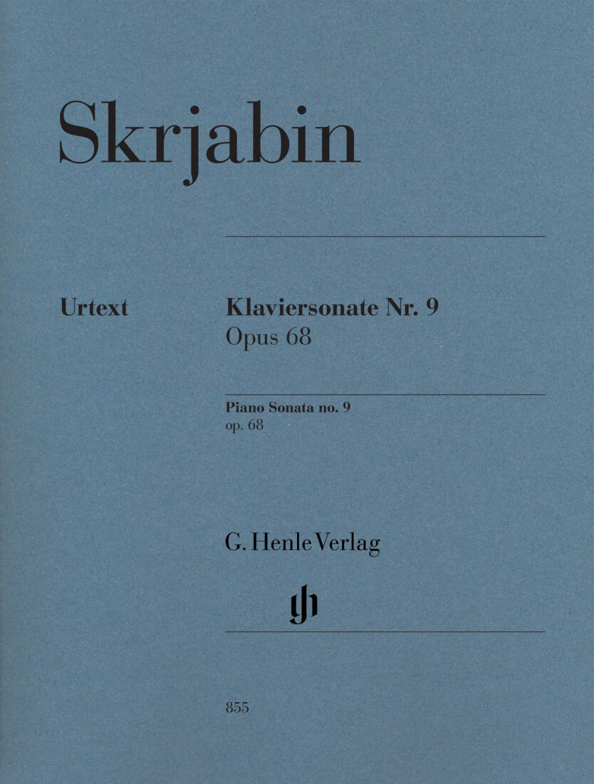 Sonata No. 9, Op. 68 - Scriabin/Rubcova - Piano - Book