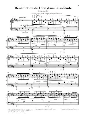 Benediction de Dieu dans la Solitude - Liszt/Heinemann - Piano - Sheet