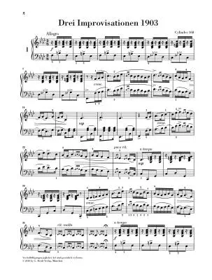 Three Improvisations 1903 - Albeniz/Laufer - Piano - Book/CD