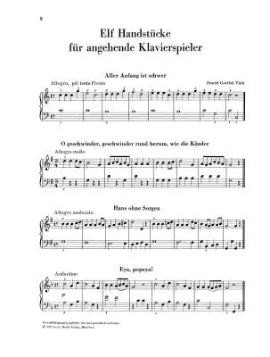 Easy Piano Pieces, Volume 1 - Various - Piano - Book