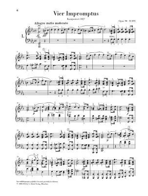 Impromptus and Moments Musicaux - Schubert - Piano - Book - Hardcover