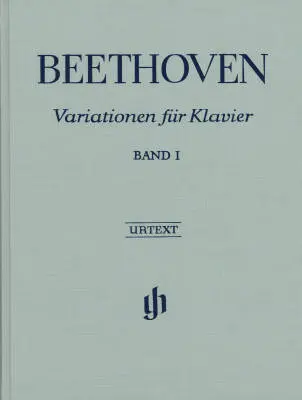 G. Henle Verlag - Variations for Piano, Volume 1 - Beethoven - Piano - Book - Hardcover