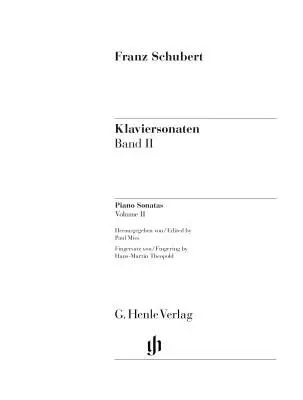 Sonatas, Volume 2 - Schubert/Mies - Piano - Book - Hardcover