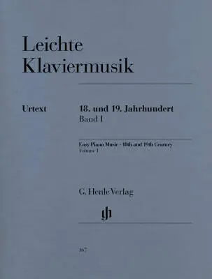 G. Henle Verlag - Easy Piano Music from 18th and 19th Century, Volume 1 - Piano - Book