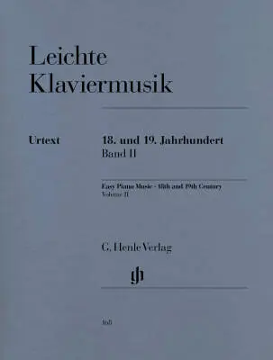 G. Henle Verlag - Easy Piano Music from the 18th and 19th Century, Volume 2 - Piano - Book