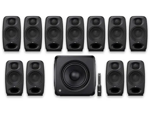 IK Multimedia - iLoud Micro Monitor Pro + iLoud Sub 7.1.4 Immersive Bundle