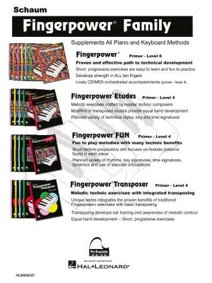 Fingerpower: Level Three - Schaum - Piano - Book