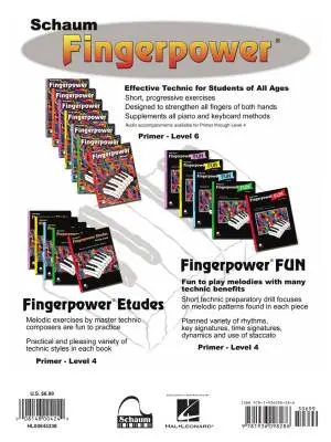 Fingerpower: Level Four - Schaum - Piano - Book