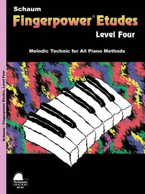 Schaum Publications - Fingerpower Etudes, Level Four - Schaum - Piano - Book
