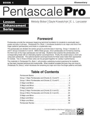 Pentascale Pro, Book 1 - Bober/Kowalchyk/Lancaster - Piano - Book