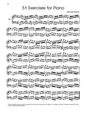 51 Exercises - Brahms/Hinson - Piano - Book