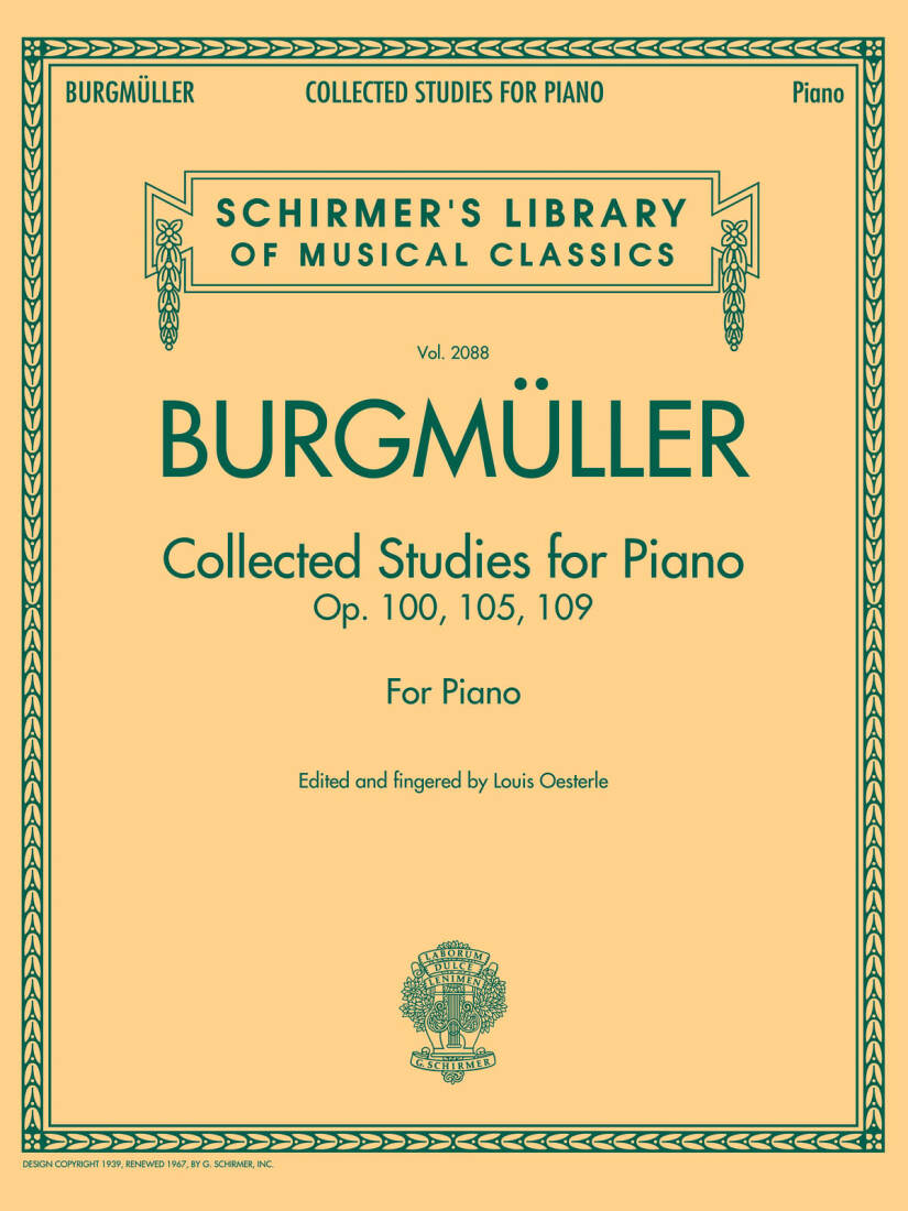 Collected Studies - Burgmuller/Oesterle - Piano - Book