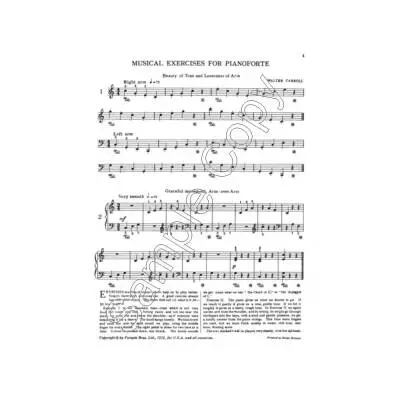 Musical Exercises - Carroll - Piano - Book