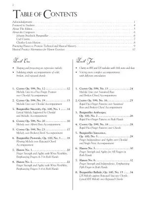 Burgmuller, Czerny and Hanon, Volume 1 - Piano - Book