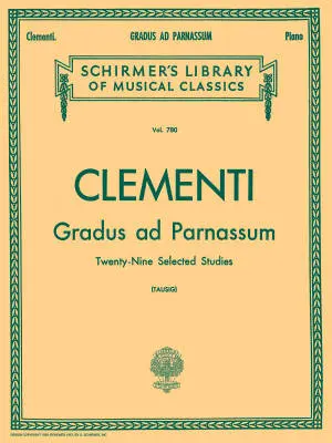 G. Schirmer Inc. - Gradus Ad Parnassum Schirmer - Clementi/Tausig - Piano - Book
