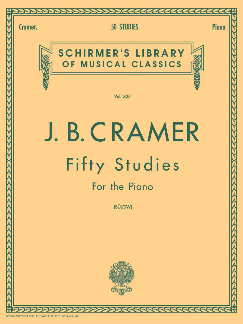 50 Selected Studies (Complete) - Cramer/Bulow - Piano - Book