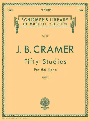 G. Schirmer Inc. - 50 Selected Studies (Complete) - Cramer/Bulow - Piano - Book