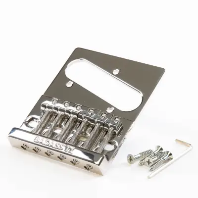 All Parts - Badass T1 Bridge for Tele - Nickel