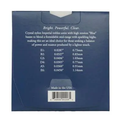Imperial Blue Classical Guitar Strings - High Tension