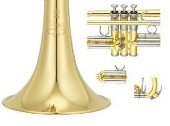 Xeno (II) Bb Trumpet - ML Bore  - Gold Brass Bell - Lacquer