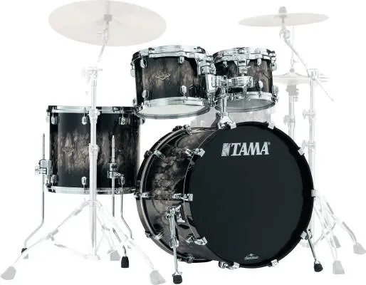 Tama - Starclassic Walnut/Birch 4-Piece Shell Pack (22,10,12,16) - Molten Platinum Burst