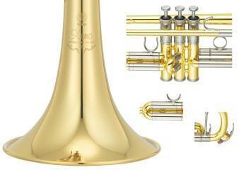 Xeno (II) Bb Trumpet - ML Bore - Yellow Brass Bell - Silver Plated