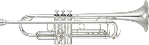 Yamaha Band - Xeno (II) Bb Trumpet - ML Bore - Yellow Brass Bell - Silver Plated