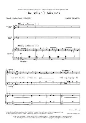 The Bells of Christmas - Quartel - Choral Octavo - SATB Divisi/Organ